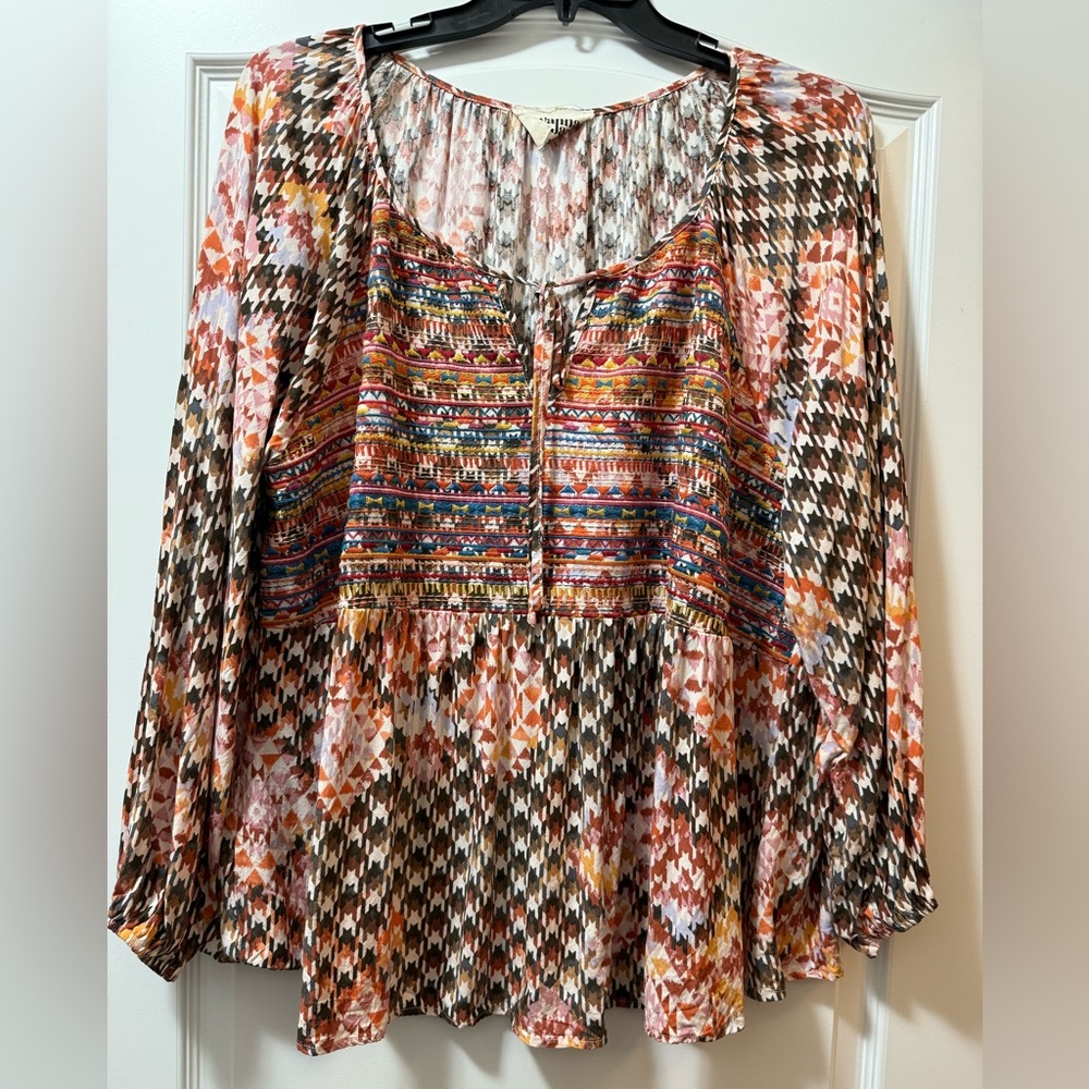 Savanna Jane Vibrant Patterned Blouse